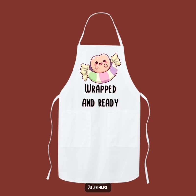 Funny Jelly Bean Wrapper Float Apron: Cook with Sweet Joy