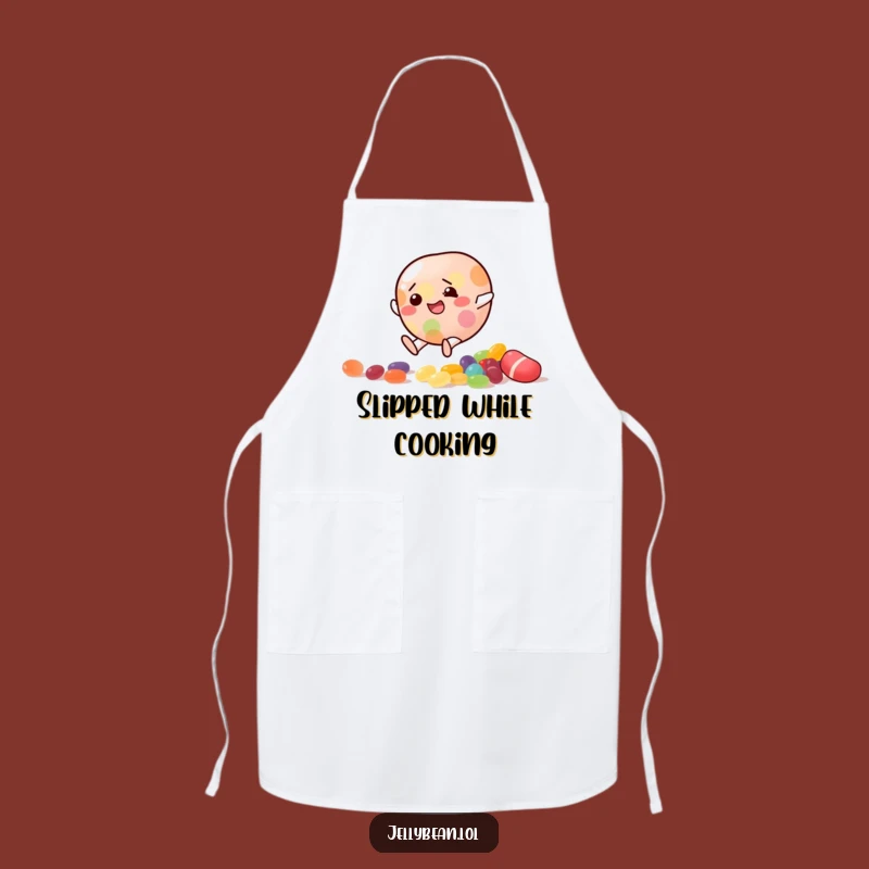 Funny Slipping Jelly Bean Apron: Cook with a Tumble, Perfect Funny Gift