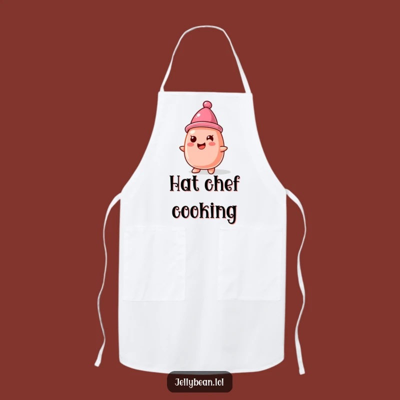 Funny Jelly Bean Hat Apron: Sweet Character Chef Wear for Kitchen Fun