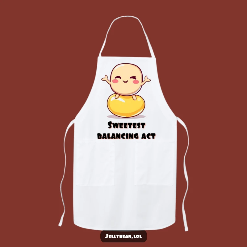 Funny Chef Jelly Bean Apron: Cook Up Laughs with a Witty Bean