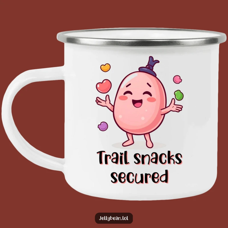 Funny Candy Juggler Camping Mug - Sweet Adventures Await