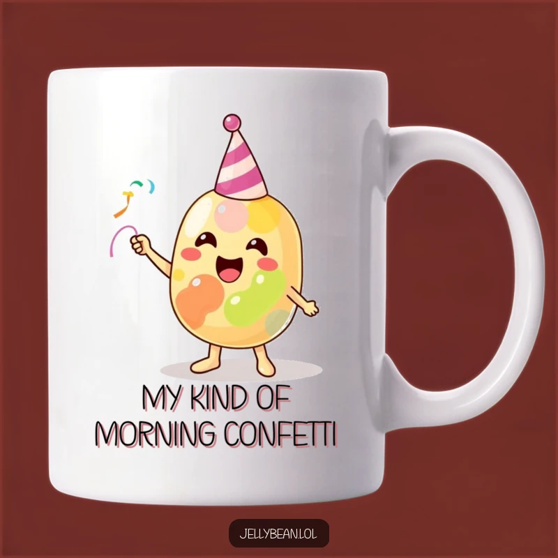 Funny Jelly Bean Party Time Mug: The Perfect Gift for Your Joyful Bean Fan