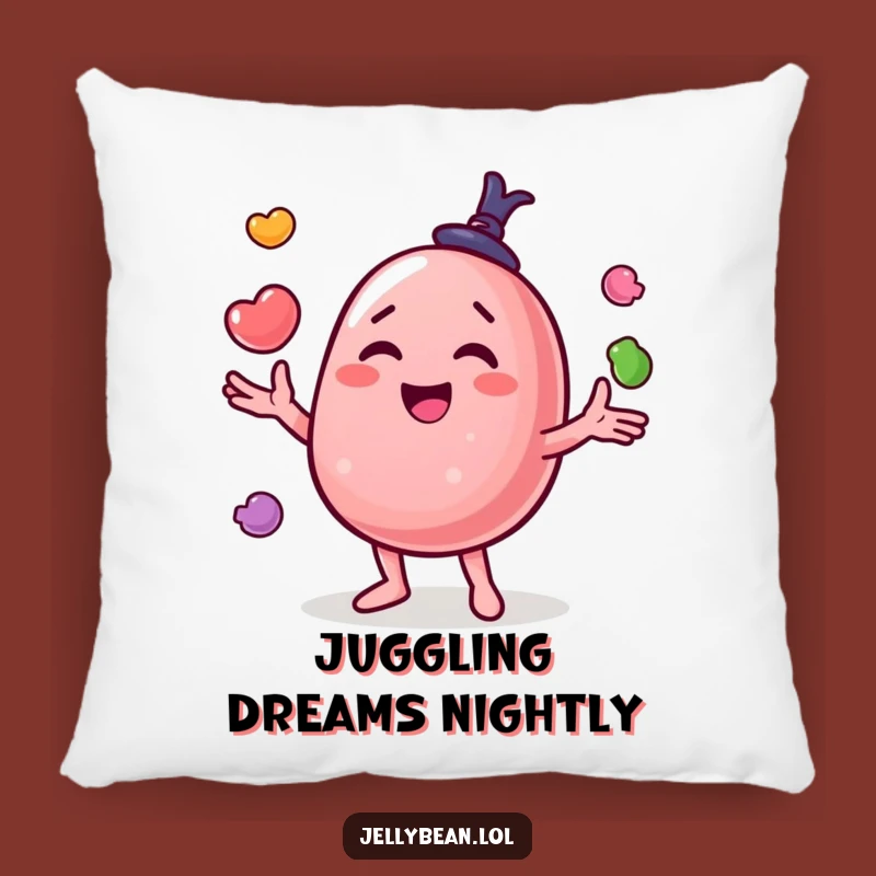 Funny Candy Juggler Pillow - Cozy Comfort with a Sweet Twist