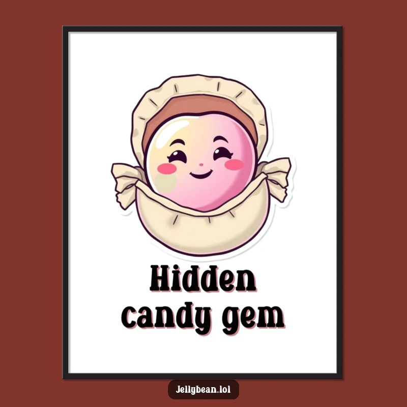Funny Jelly Bean Mischief Digital Art - Printable Candy Wrapper Wall Art Gift