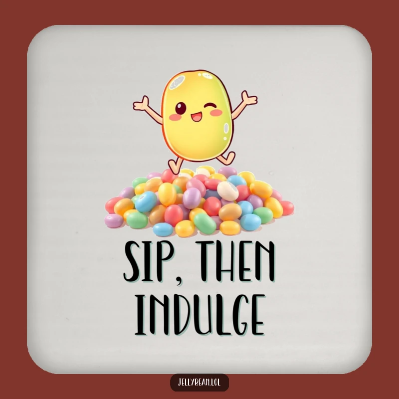 Funny Jelly Bean Candy Dive Coaster - Sweet Decor, Protect Surfaces