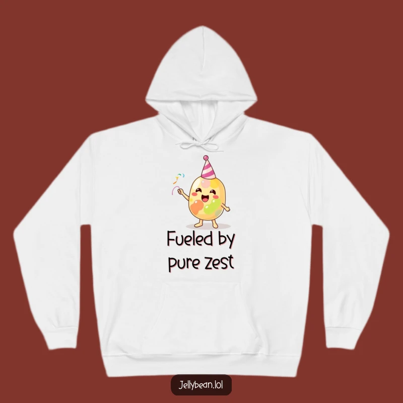 Cozy Funny Jelly Bean Party Hoodie: Snuggle Up with Sweet, Joyful Vibes!