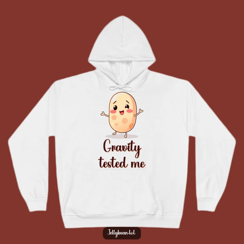 Funny Wobbly Jelly Bean Hoodie: Balancing Character Comfort, Best Funny Gift