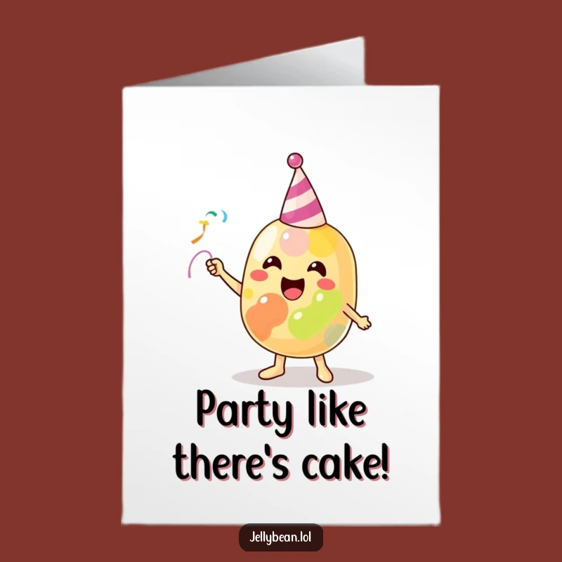 Free Printable Birthday Card: Funny Jelly Bean Party Creator for a Hilarious Downloadable Gift