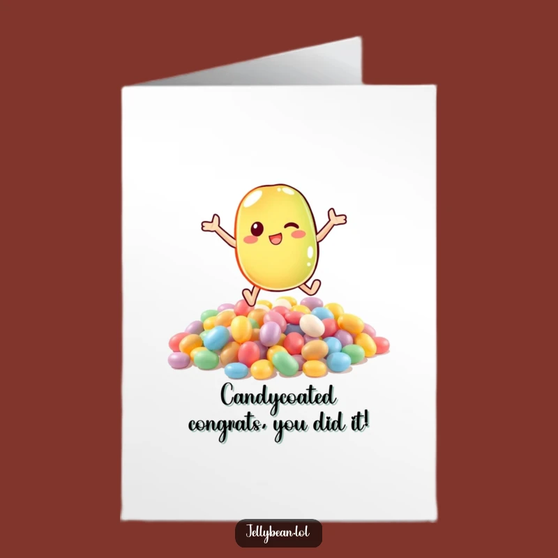 Free Printable Congrats Card: Jelly Bean Candy Plunge for Your Big Win