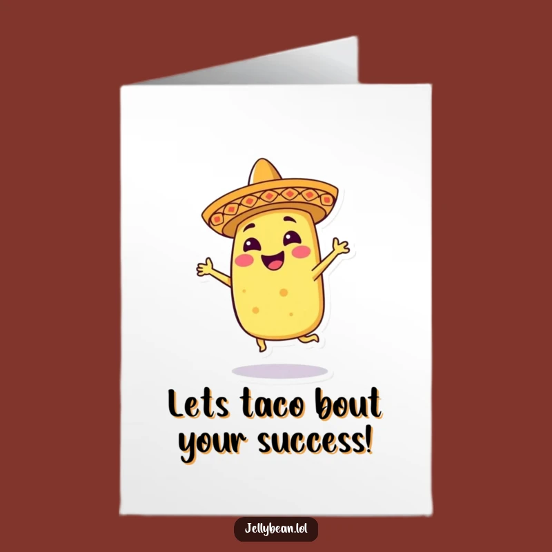 Free Printable Congrats Card: Taco Dance Fiesta Success!