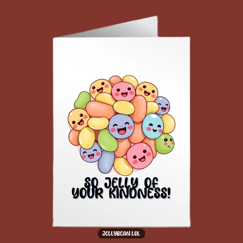 Free Printable Thank You Card: Tumbling Jelly Beans for a Sweet Gift!