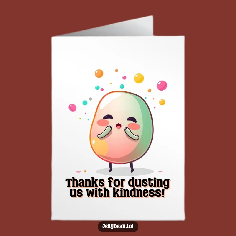 Free Printable Thank You Card: Jelly Bean Sneeze Sugar Dust Thanks Download