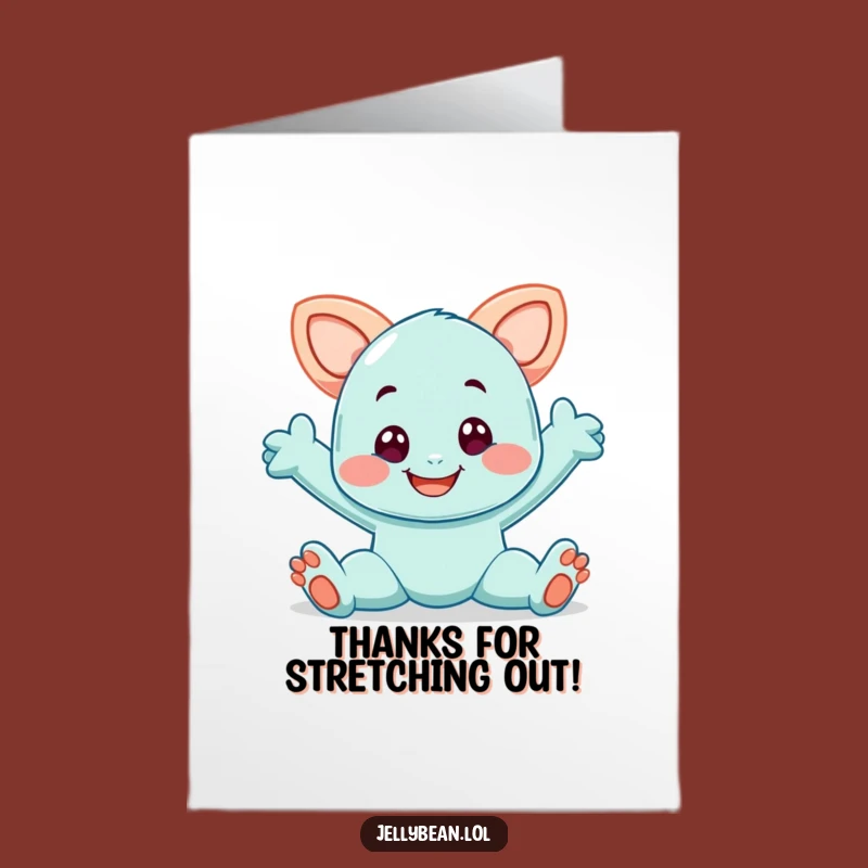 Free Printable Thank You Card: Stretching Taffy for a Flexible DIY Gift