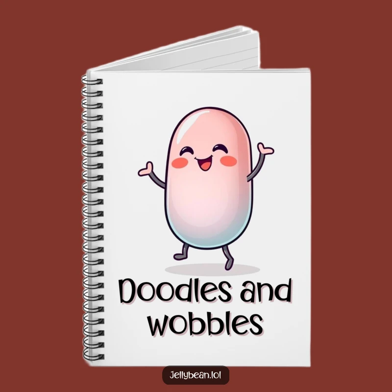 Funny Jelly Bean Dance Notebook: Joyful Wobble, Perfect Funny Gift