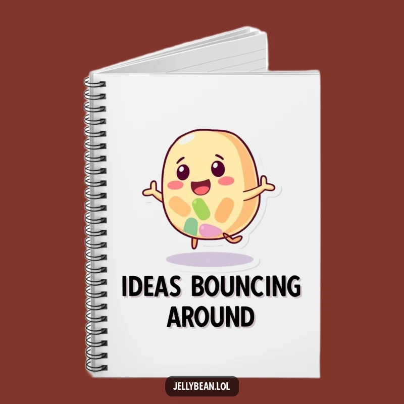 Funny Jelly Bean Notebook: Bouncing Candy Journal, Creative Gift Idea