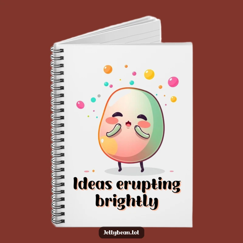 Funny Jelly Bean Sneeze Notebook: Capture Sweet Ideas