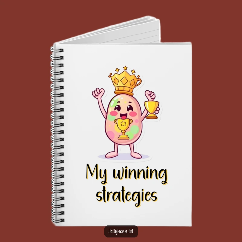 Funny Jelly Bean Winner Notebook: Trophy Journal, Ideal Funny Gift!