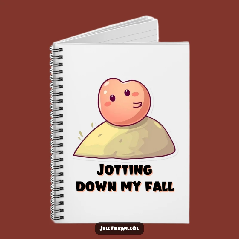 Funny Jelly Bean Hill Notebook - Giggling Journal, Perfect Funny Gift