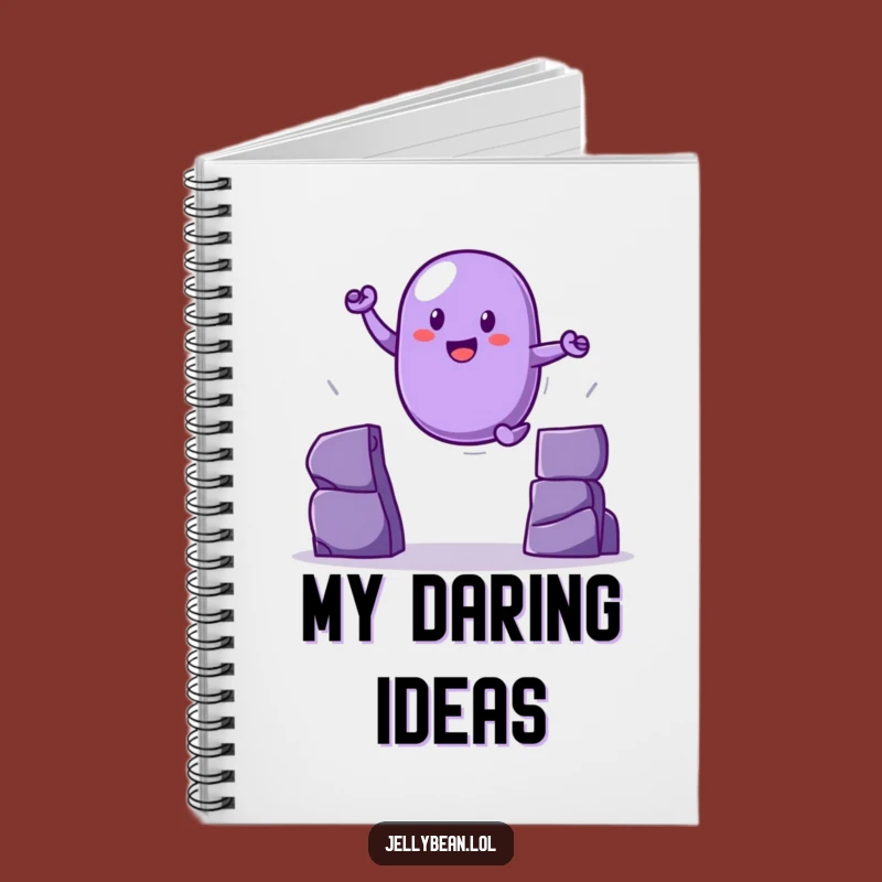 Funny Leaping Jelly Bean Notebook: Leap into Your Next Big Idea