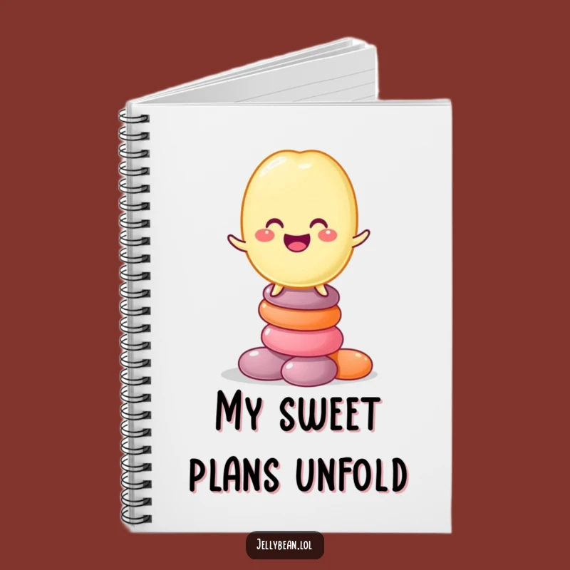 Funny Jelly Bean Candy Balance Notebook: Jot Down Sweet Ideas