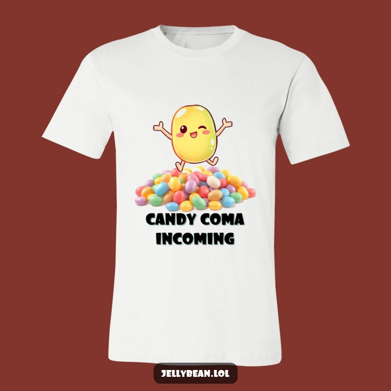 Funny Jelly Bean Candy Dive T-Shirt - Joyful Character, Great Gift