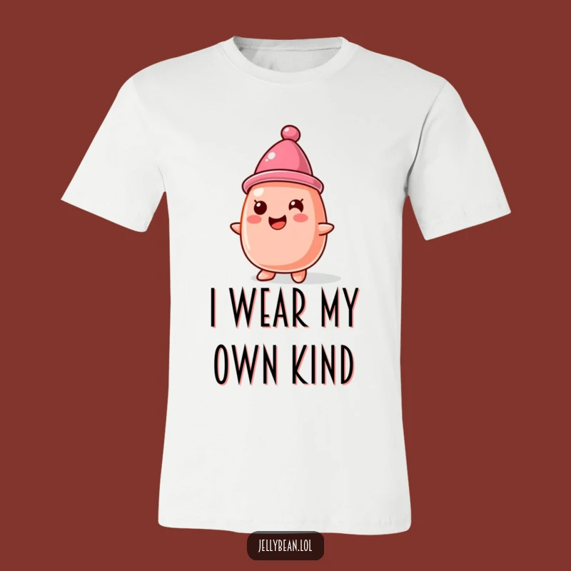 Funny Jelly Bean Hat T-Shirt: Quirky Character Tee for Sweet Style