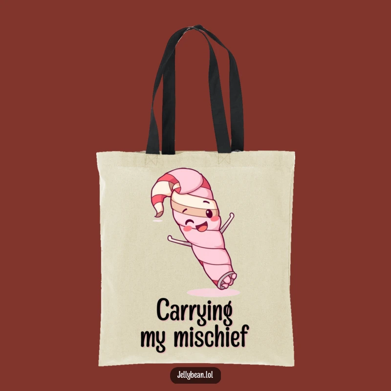 Funny Licorice Tote Bag: Happy Stunt Carrier, Great Gift
