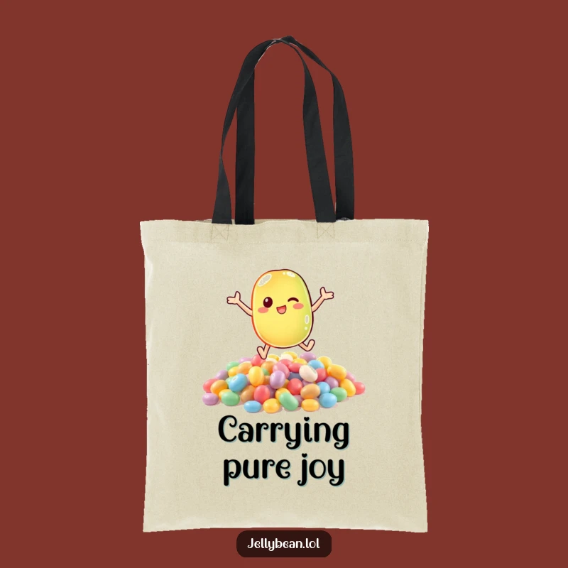 Funny Jelly Bean Candy Dive Tote Bag - Sweet Style, Eco-Friendly