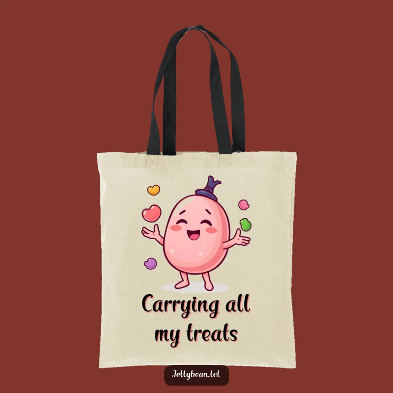 Funny Candy Juggler Tote Bag - Carry Your Sweets in Style