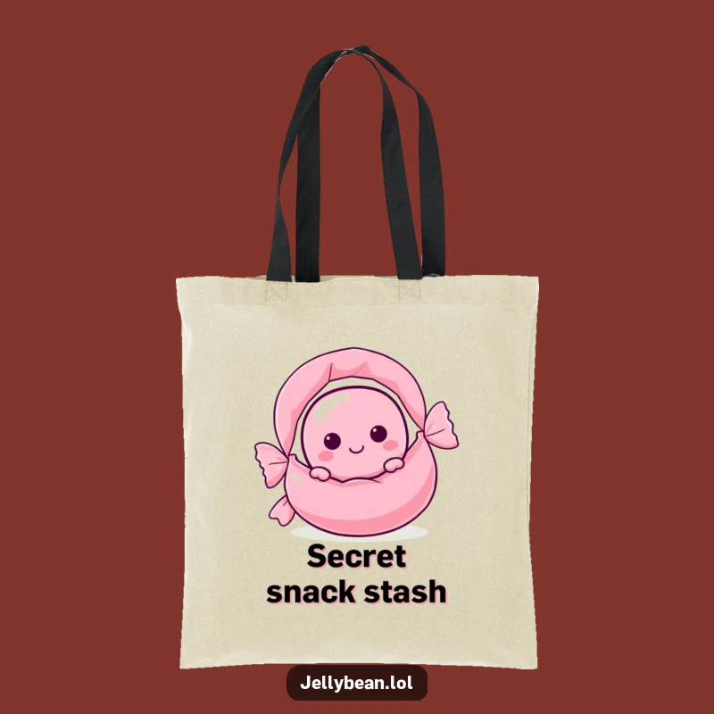 Funny Candy Peek Jelly Bean Tote Bag: Carry Your Sweetness in Style